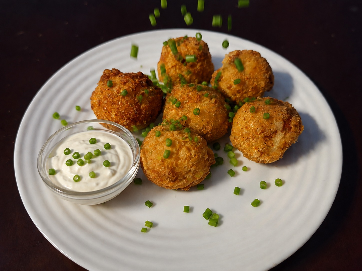 Plato de croquetas Croquette Deluxe doradas y crujientes